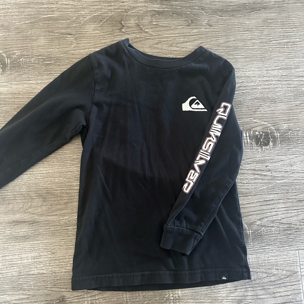 Quiksilver Kids Black Long Sleeve Tee